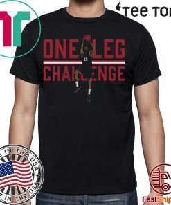 James Harden Shirt - One-Leg Challenge, NBPA Licensed 2020 T-Shirt
