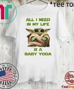 All I Need In My Life Is A Baby Yoda Unisex T-Shirt