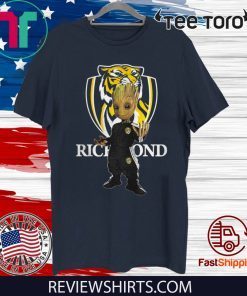 Baby Groot Richmond Football t-shirts