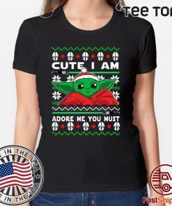 Baby Yoda TShirt - Baby Yoda Xmas T-Shirt