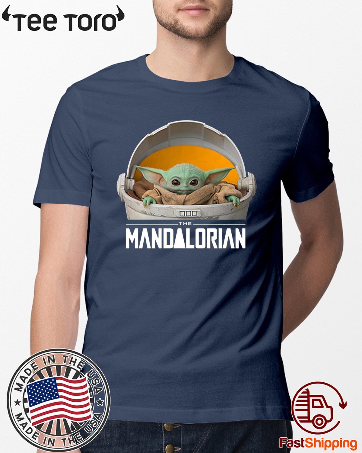 Baby Yoda Mandalorian The Child Floating Original T-Shirt