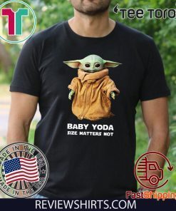 Baby Yoda Size matters not christmas For T-Shirt