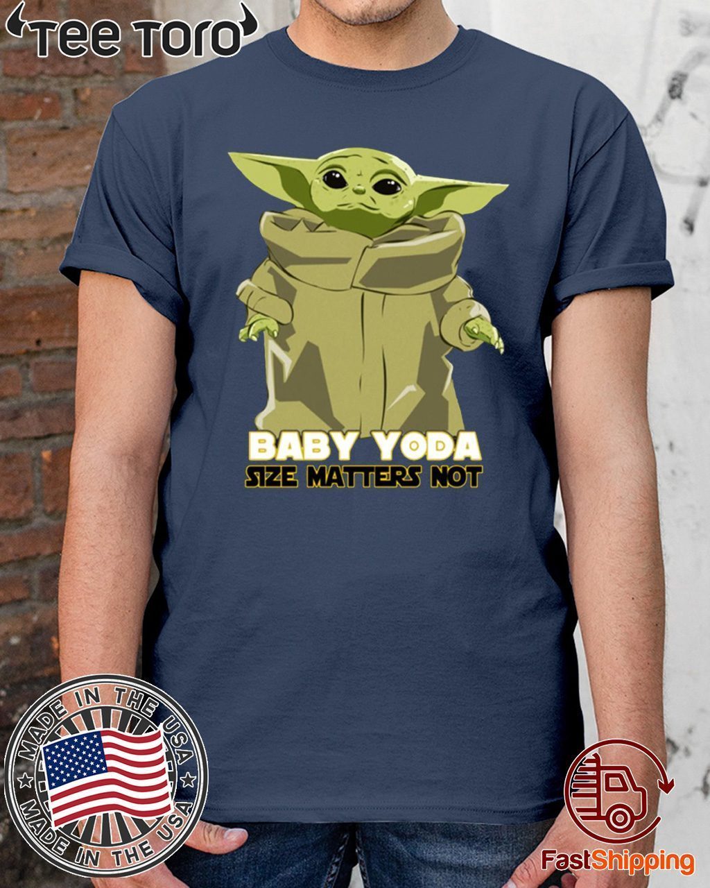 Baby Yoda The Mandalorian Size Matters Not T Shirt