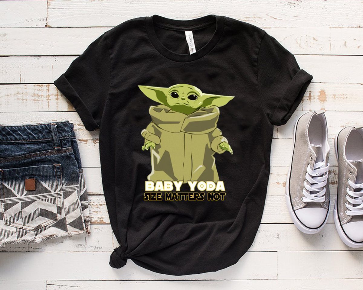 Baby Yoda The Mandalorian Size Matters Not T Shirt