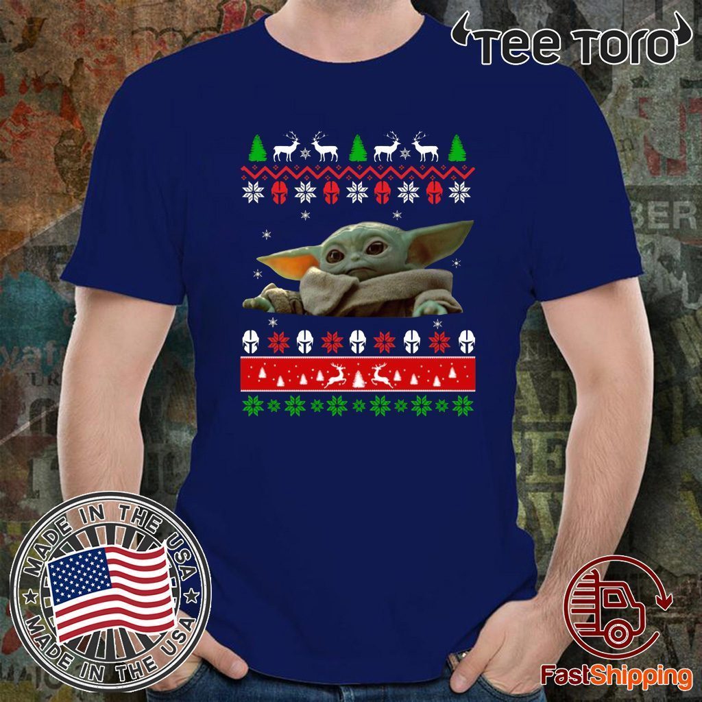 Baby Yoda Ugly Christmas t-shirts