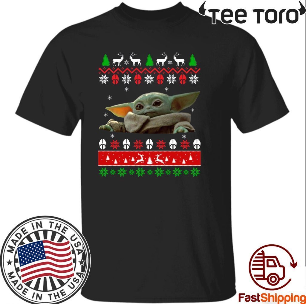 Baby Yoda Ugly Christmas t-shirts