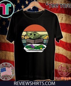 Baby Yoda Yelling At The Table Tee Shirt