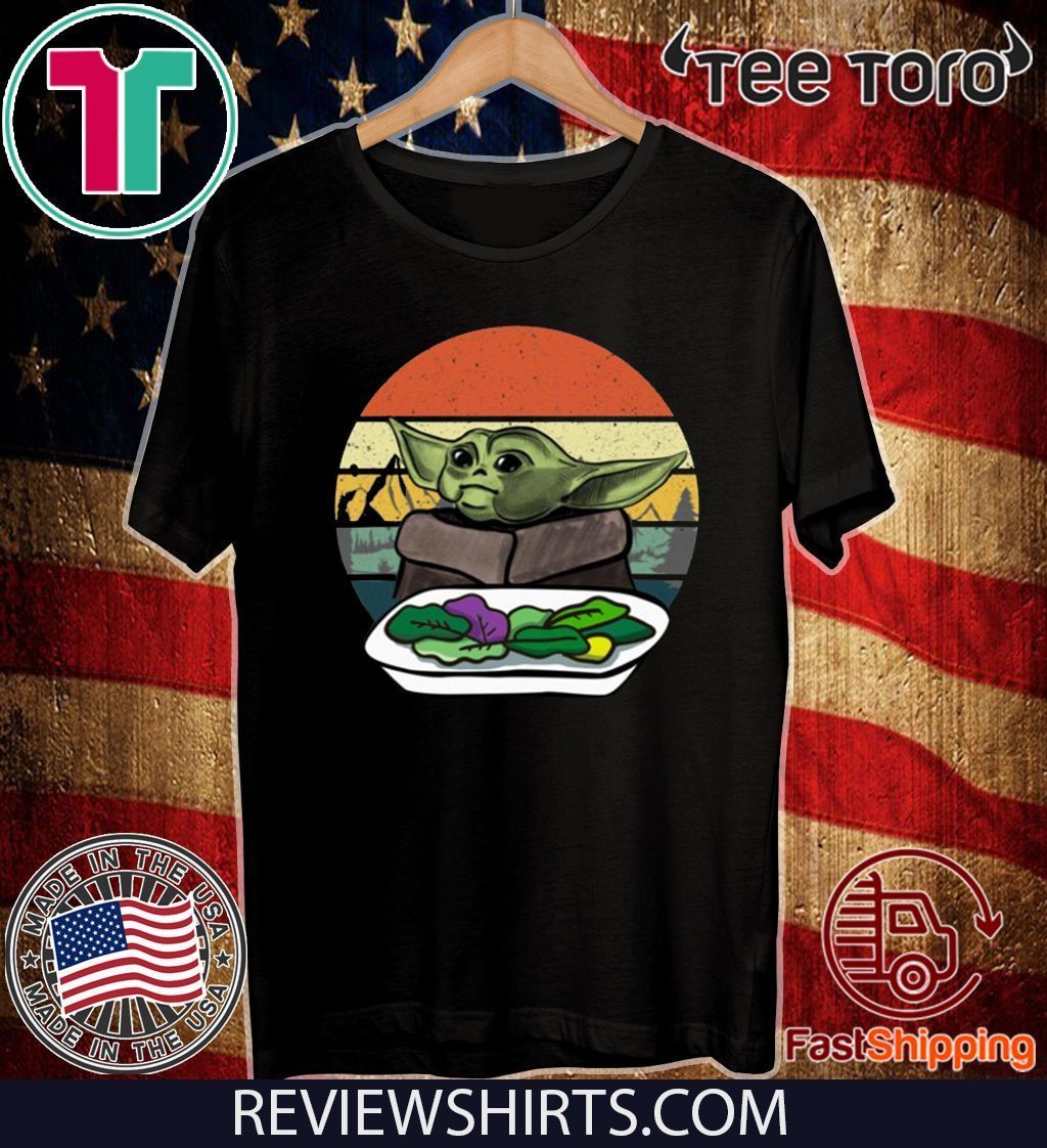Baby Yoda Yelling At The Table Tee Shirt
