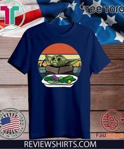Baby Yoda Yelling At The Table Tee Shirt