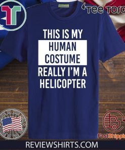 Beautiful Really I'm Helicopter Funny Xmas Tee Shirt