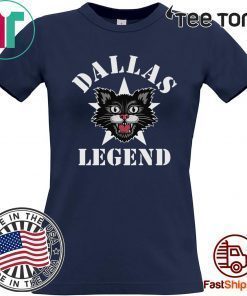 Black Cat Dallas Legend tee shirts