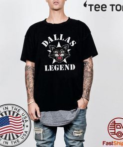 Black Cat Dallas Legend tee shirts