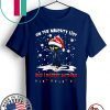 Black Cat Santa On The Naughty List And I Regret Nothing Xmas T-Shirt