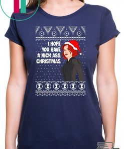 Black Widow I Hope You Have a Kick Ass Christmas Shirt