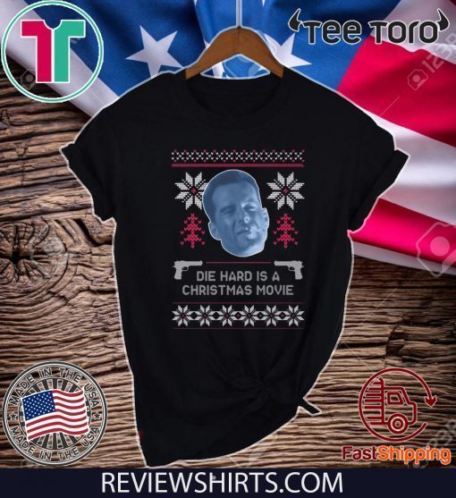 Bruce Willis Die Hard Is A Christmas Movie 2020 T-Shirt