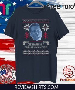 Bruce Willis Die Hard Is A Christmas Movie 2020 T-Shirt