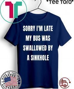 Bus Stuck In Sinkhole Pittsburgh Bus Swallowed by Sink Hole Unisex T-Shirt