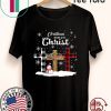 Christmas Begins With Christ Jesus Cross Snowman Xmas T Shirt