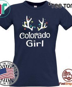 Christmas Reindeer Colorado Girl Lovely Xmas Shirt