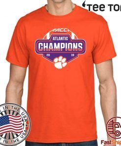 Clemson Tigers 2019 ACC Atlantic Football Division Champions Unisex T-Shirt