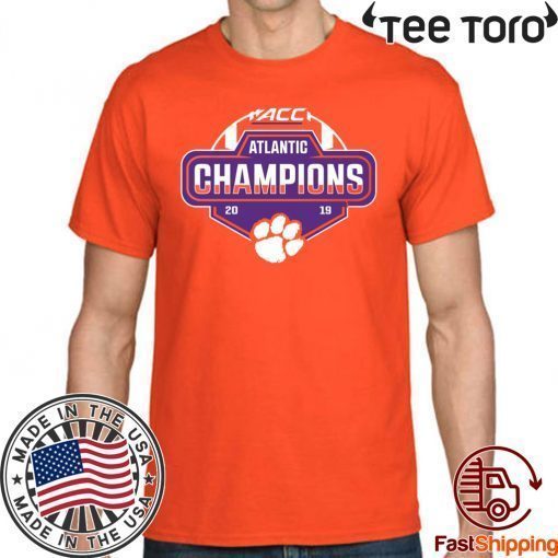 Clemson Tigers 2019 ACC Atlantic Football Division Champions Unisex T-Shirt