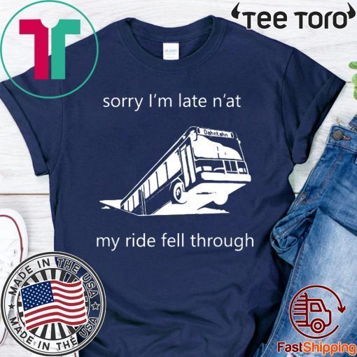 Cool Guy Design Pittsburgh Bus in Sinkhole T-Shirt