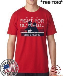 Fight For Ol' D.C MLBPA Licensed - Dave Martinez Tee Shirt