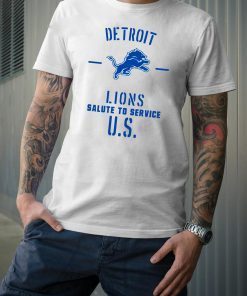 Detroit lions Salute To Service U.S 2020 T-Shirt