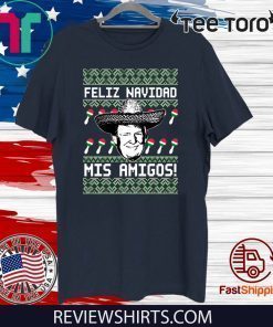 Donald Trump Feliz Navidad Mis Amigos Christmas TShirt