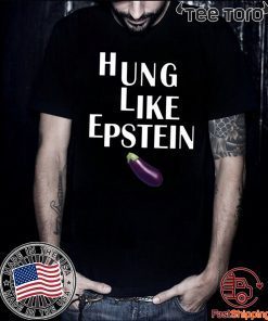 Original Eggplant Hung like Epstein T-Shirt