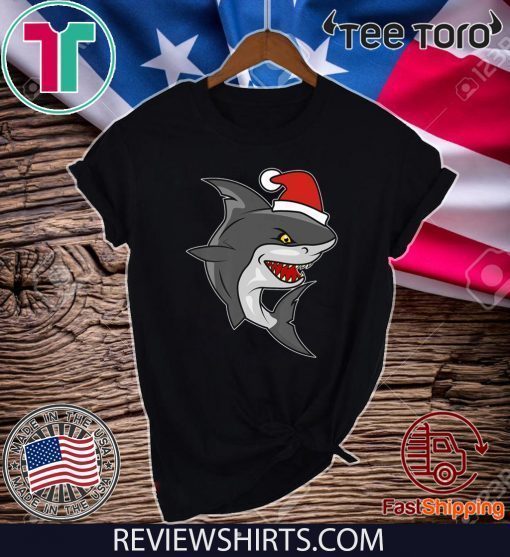 FUNNY SANTA SHARK Ugly Christmas Unisex T-Shirt