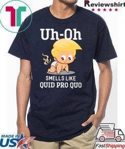 Funny Anti Trump Baby Quid Pro Quo Impeachment Shirt