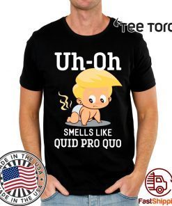 Funny Anti Trump Baby Quid Pro Quo Impeachment Unisex Tee Shirt