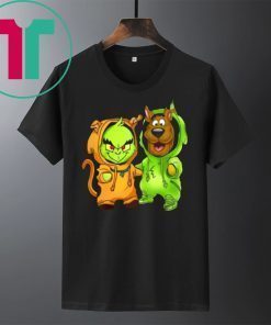 GRINCH AND SCOOBY DOO SWITCH OUTFIT TEE SHIRT