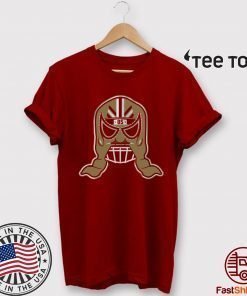 George Kittle Apparel, Officially Licensed - Lucha Mask Tee Shirt