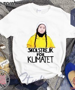 Offcial Greta Thunberg Skolstrejk For Klimatet Shirt