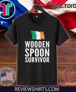 Ireland Flag Wooden Spoon Survivor Shirt T-Shirt