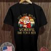 It's The Most Wonderful Time For A Beer Bud Ice Beer Christmas Xmas T-Shirt