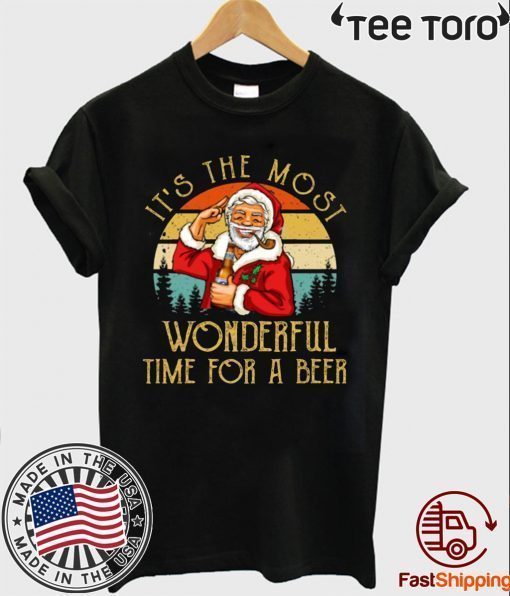 It's The Most Wonderful Time For A Beer Busch Light Beer 2020 T-Shirt