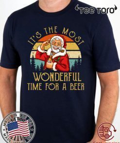 It's The Most Wonderful Time For A Beer Busch Light Beer 2020 T-Shirt