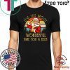 It's The Most Wonderful Time For A Beer Corona Light Beer Xmas Funny T-Shirt