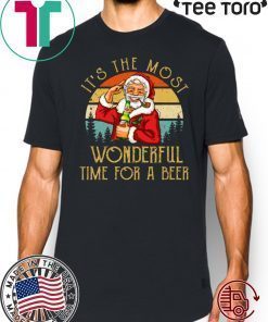 It's The Most Wonderful Time For A Beer Dos Equis Beer Xmas Funny T-Shirt