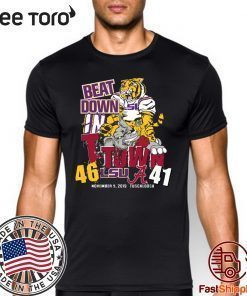 Lsu Tigers 46 Alabama Crimson Tide 41 Beat Down In T-town For Edition T-Shirt