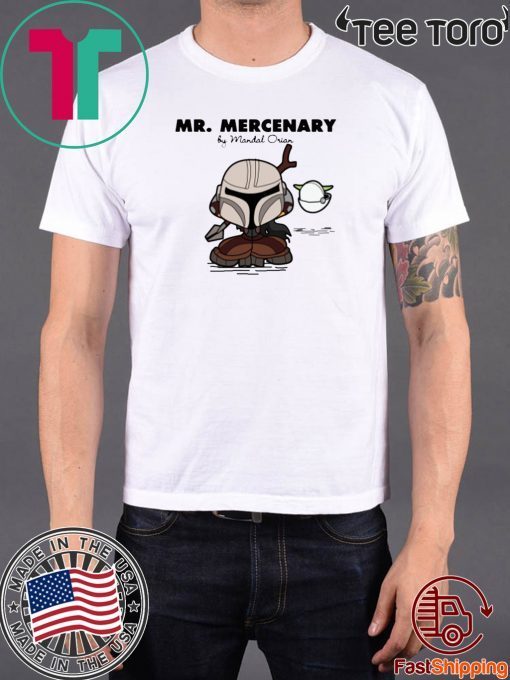 Mr Mercenary Mandalorian Offcial T-Shirt