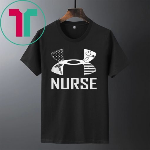 NURSE AMERICAN UNDER ARMOUR TEE SHIRT