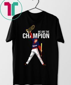 Nationals Freddie Mercury We Are The Champions Tee Shirt