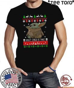 OFFCIAL BABY YODA CHRISTMAS T SHIRT