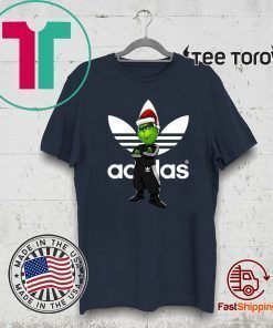 Offcial Christmas Santa Grinch Adidas T-Shirt