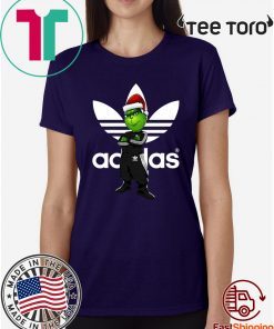 Offcial Christmas Santa Grinch Adidas T-Shirt