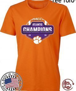 Buy Clemson Tigers 2019 ACC Atlantic Football Division Champions T-Shirt